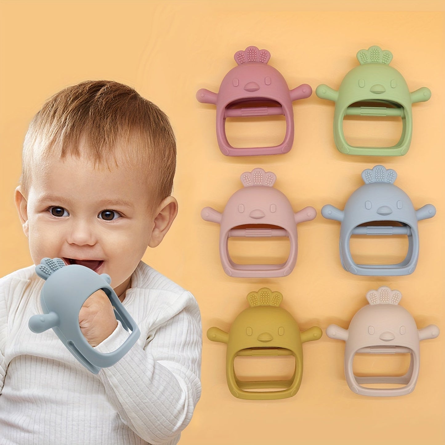 Silicone Teether Toy - Perfect Gift for Thanksgiving and Christmas