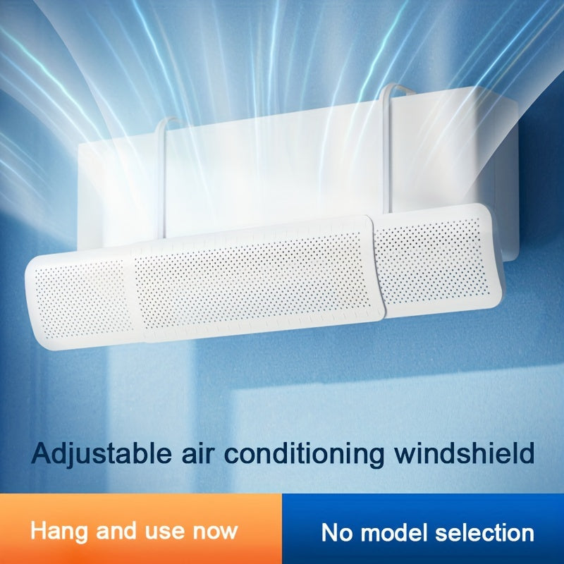 Condition your windshield without punching holes with this air conditioning baffle that prevents direct blowing onto the windshield.