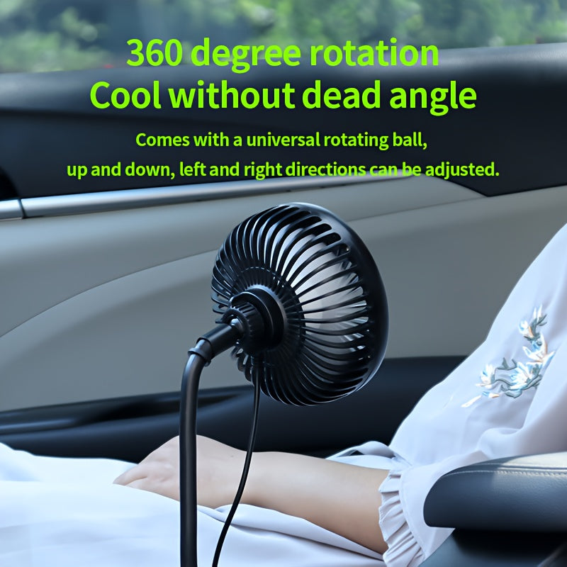 Introducing the Cup Holder Single-Head Car Fan with a Flexible Hose for Powerful Airflow. This fan features a Line Control Switch, Compact Mini Size, and is USB Powered. Its Multi-Angle Rotation and Clip-On Design make it Safe and Stable, with Low Noise