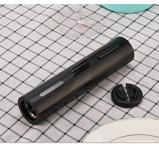 Upgrade your wine experience with the XuanGui Sleek USB-C Rechargeable Electric Wine Opener. This automatic corkscrew features a built-in foil cutter and convenient Type-C charging. Made from durable ABS material, this opener is perfect for home bar and