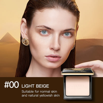 ZEESEA Pressed Powder: Long-lasting oil control with brightening effects for all skin tones.