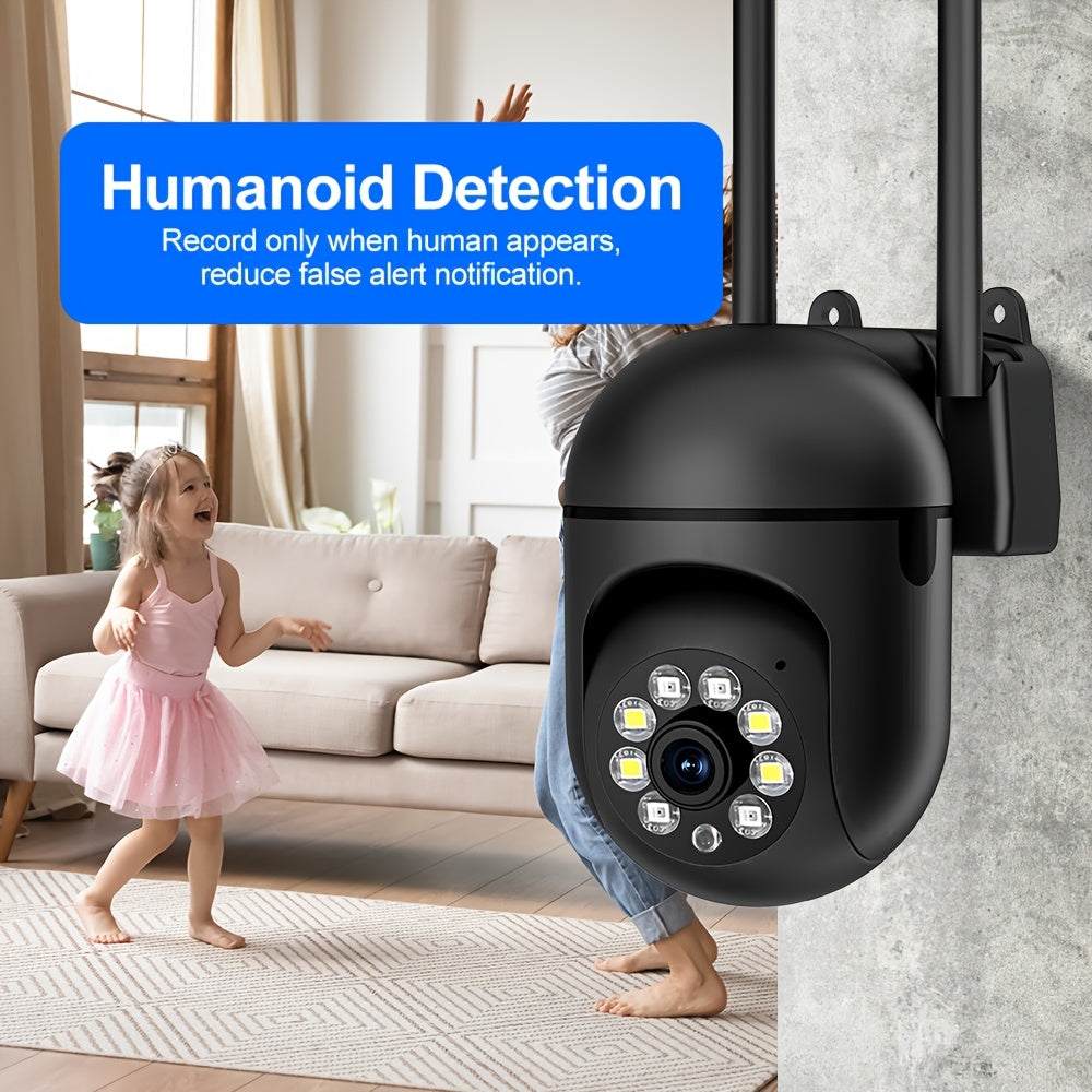 Get the ultimate security with the 4-Pack of WJG Wireless HD Security Cameras. These cameras feature 1080p Smart Surveillance with Audio, Motion Tracking, Two-Way Audio, Wi-Fi connectivity, and can be used indoors or outdoors. With 360° PTZ capabilities