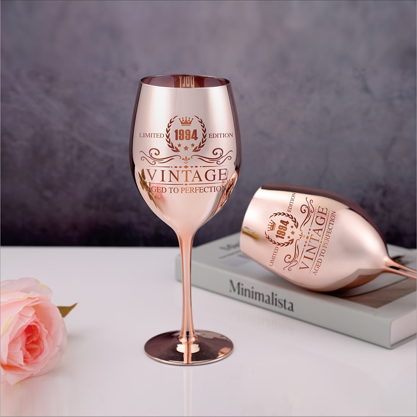 One women's birthday wine glass for women born in 1954, 1964, 1974, 1984, or 1994. Suitable for champagne, whisky, and cocktails in bars, pubs, clubs, restaurants, or at home. Makes a great gift for women, ladies, and girls.