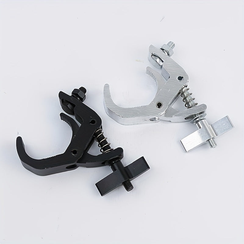 Spring Lamp Hook Aluminum Alloy Headlight Hook for stage lighting & computer headlight beams with spring eagle claw design.