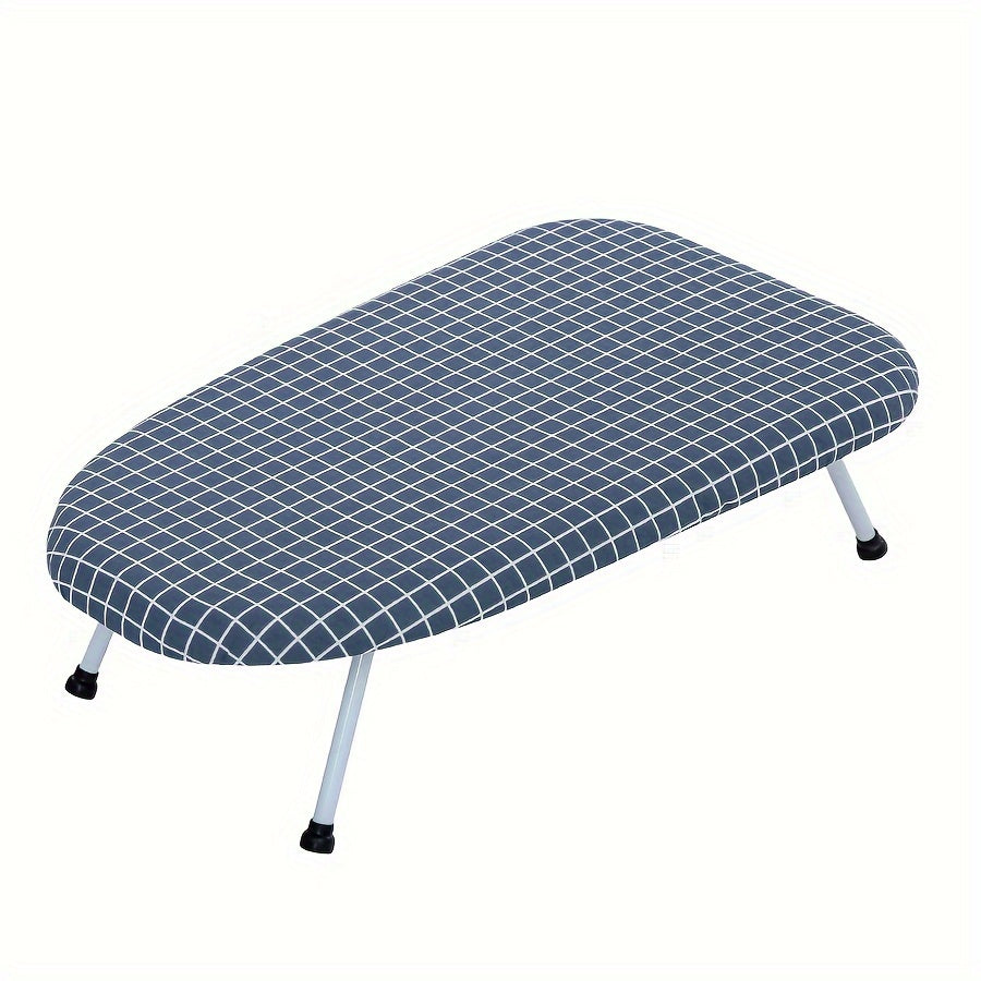 Compact Mini Desktop Ironing Board Folds for Easy Storage, Perfect for Small Spaces, Convenient and Portable for Ironing Clothes in Apartments, College Dorms, Home Offices, and Travel.