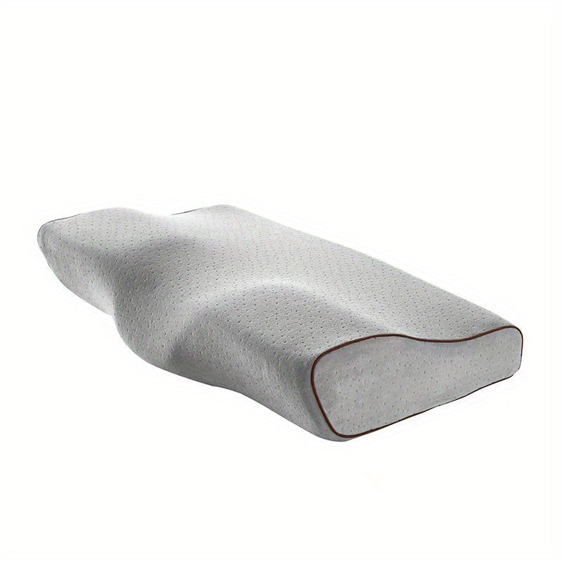 Memory Foam Orthopedic Sleeping Pillow with Head and Neck Support Contour, Ideal for Bedroom or Living Room