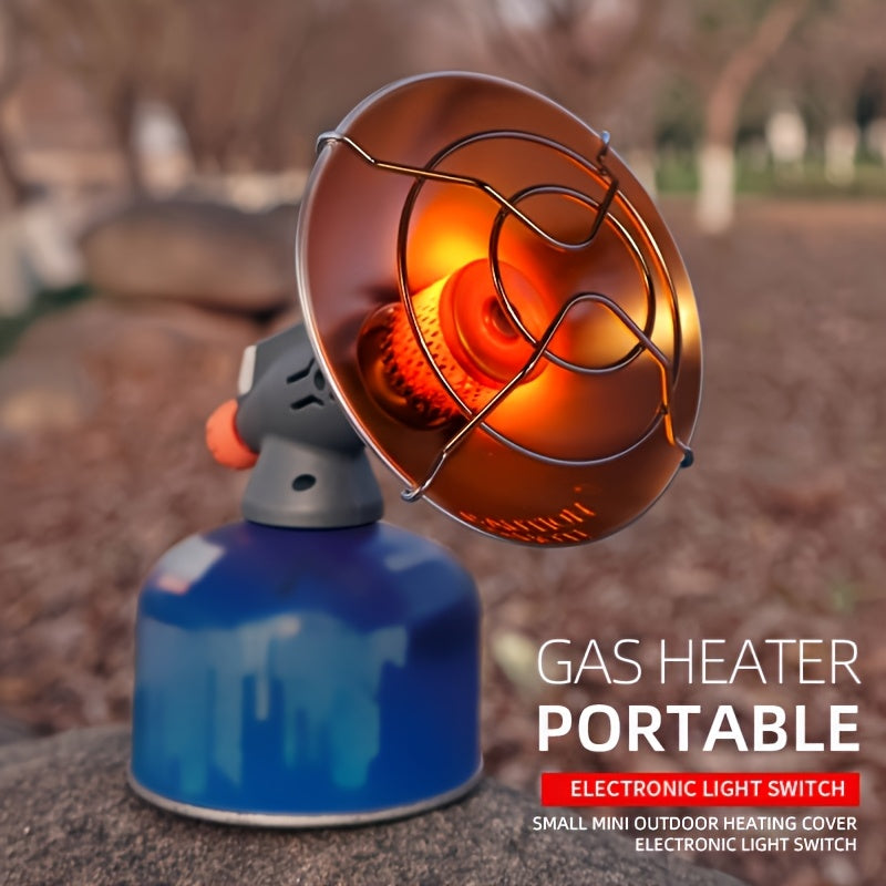 Stay warm on your outdoor adventures with the Single Heat Camping Tent Heater. This portable propane heater is constructed from durable stainless steel and is compatible with high-pressure gas tanks (tank not included). Ideal for camping, hiking, and