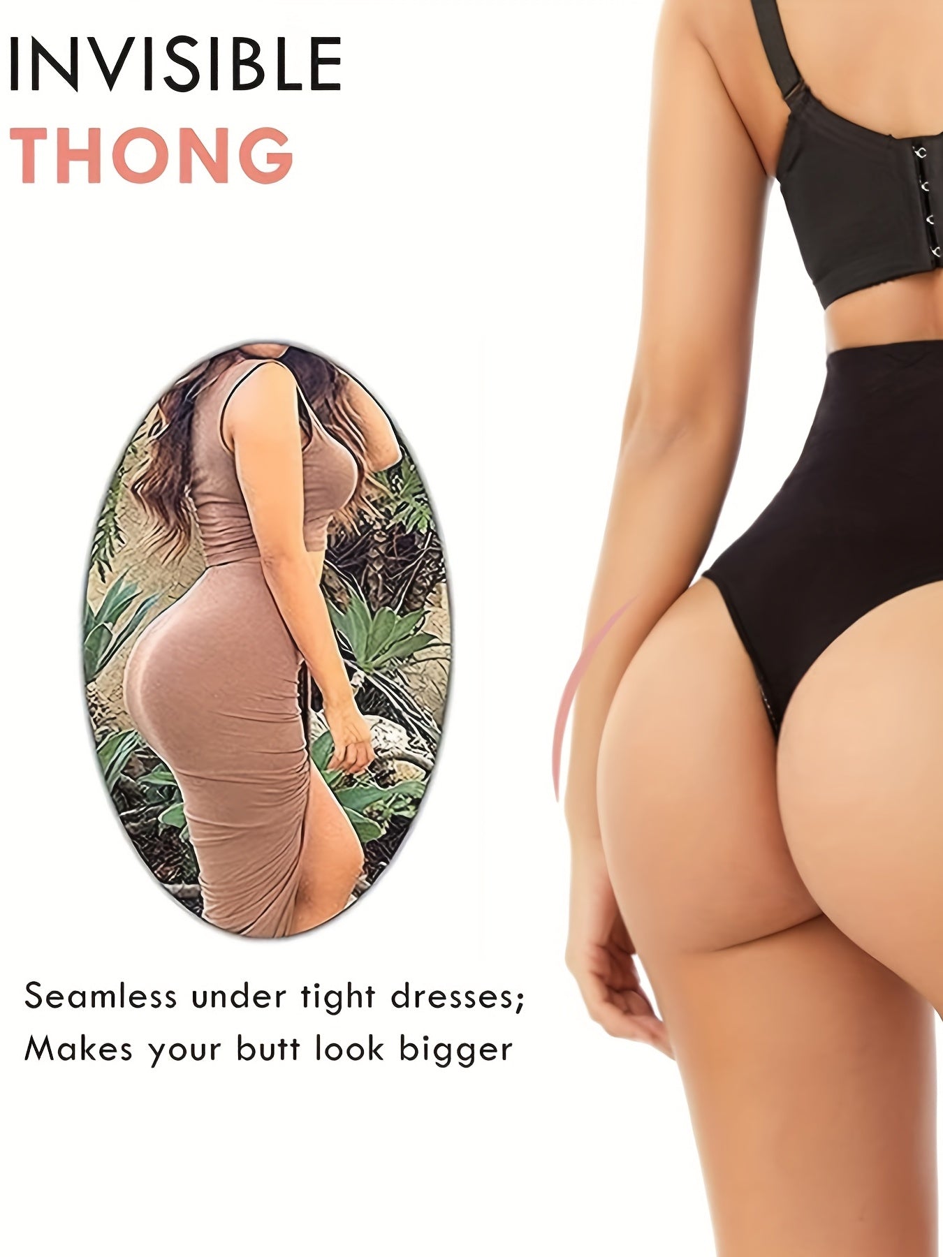 High-waist shaping panties for women with tummy control.