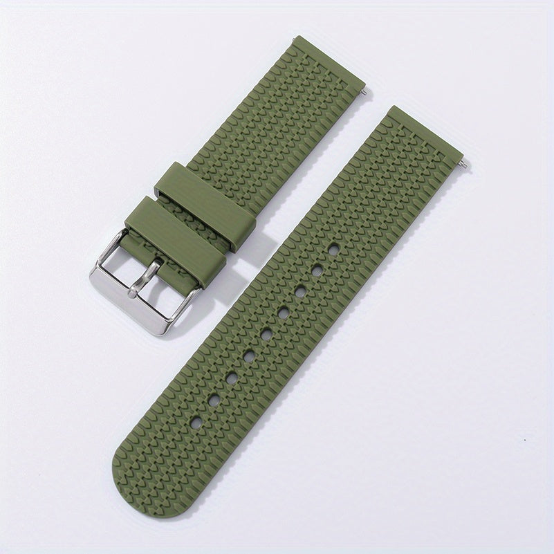 Get a premium Soft Sport Rubber Watch Strap with Quick Release Silicone Watchband in sizes 18mm, 20mm, 22mm, and 24mm. The perfect Gift choice for King's Day celebrations.