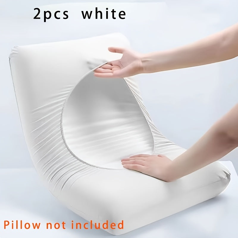 Convenient disposable pillowcase with elastic design for easy 360° wrapping, ideal for home use and travel.