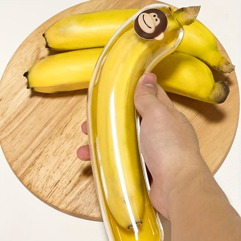 Plastic Banana Storage Box, Ideal for Keeping Fruit Fresh Without Electricity - Featuring a Banana-shaped Design for Convenient Storage and Long-lasting Freshness