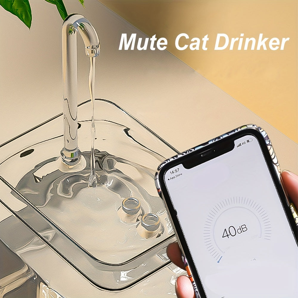 Indoor Cat Water Fountain with Automatic Circulation