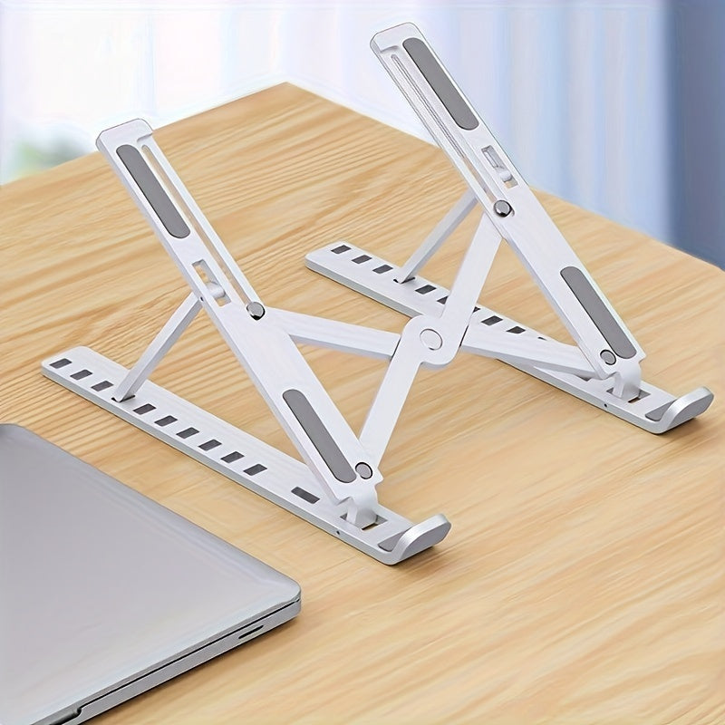 Enhance Desktop with Folding Lifting Computer Stand for Better Heat Dissipation!