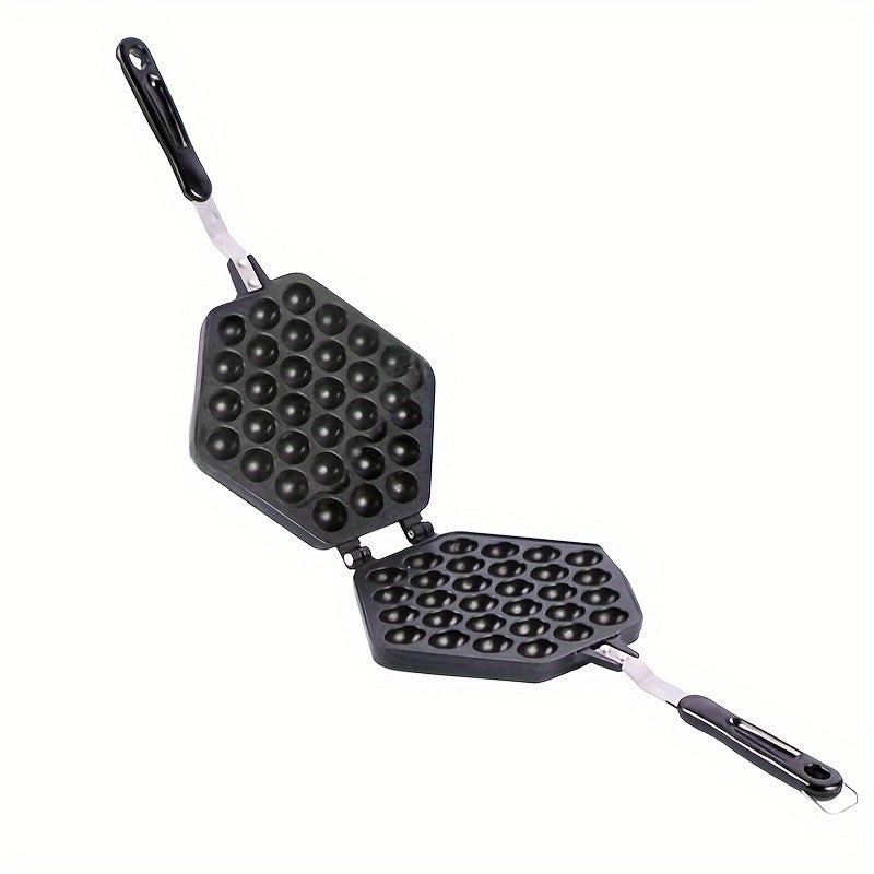 Non-Stick Aluminum Egg Waffle Pan - Ideal for Making Delicious Breakfasts and Kitchen Creations