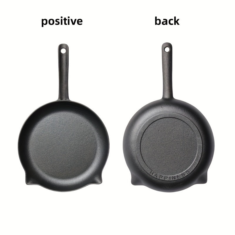 Two-Piece Professional Cast Iron Skillet Set - Non-Stick, Oven Safe, and Versatile for Cooking and Camping - Great Gift for Home Cooks and Chefs