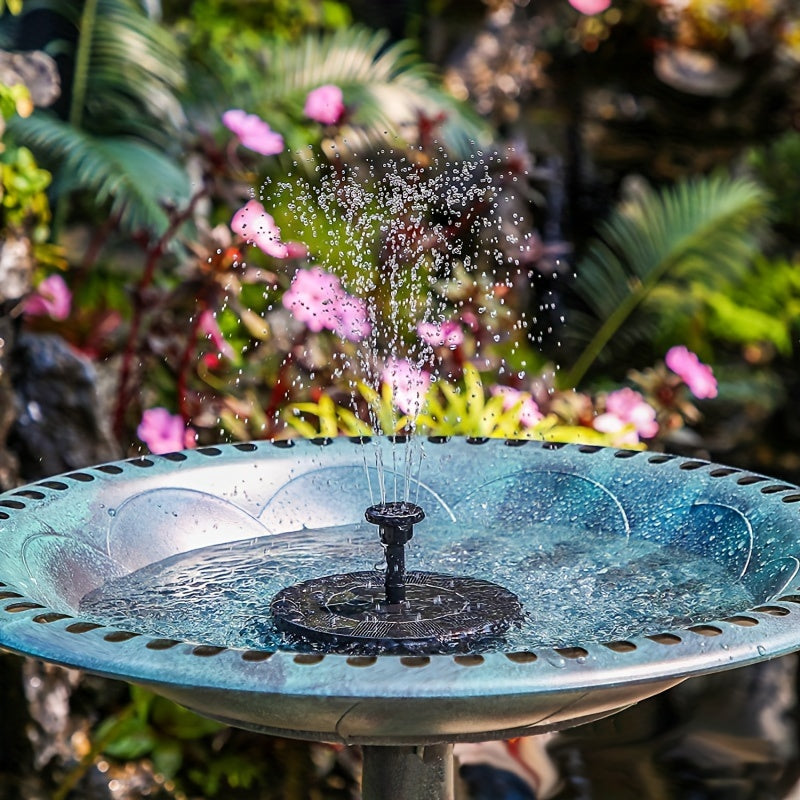 1 garden bird bath pedestal made from PP material for hummingbirds and various bird species.