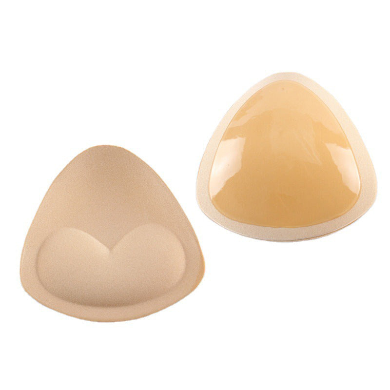 Silicone swimsuit breast pads for a natural look and feel.