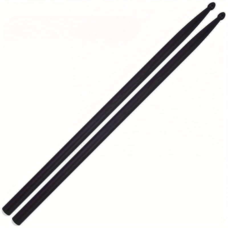 1 pair of professional 5A carbon fiber drumsticks for jazz and military drum performance. Suitable for practice on jazz and electronic drums.