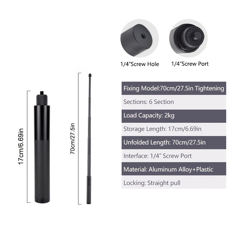 Insta360x3/4 invisible selfie stick for cycling sports camera.