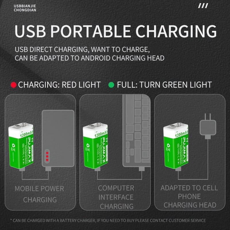 Pujimax Lithium Battery with Type-C Port