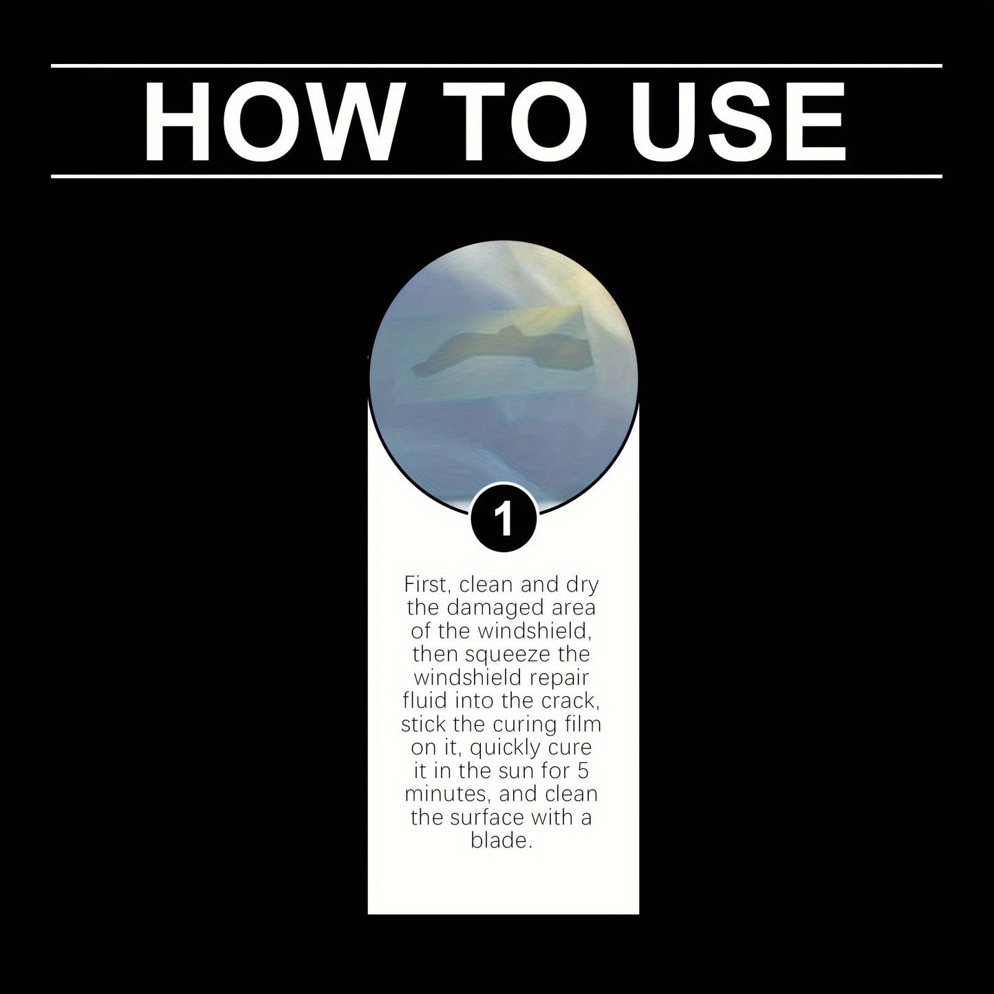 Restore your car's glass effortlessly with the 1Set Car Glass Restoration Fluid. In just a few minutes, it clears up your windshield and restores its transparency for a clear vision while driving.