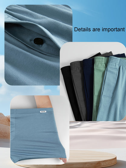 Men's Aro Pants Loose Version Boxer Shorts - Pack of 3 - 2024 New Large Size Cotton Sleep Pants