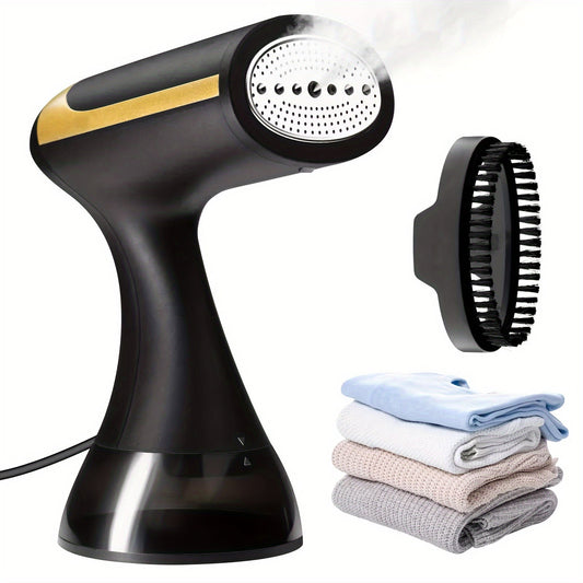 Compact Steam Ironing Device - Eliminates Wrinkles, 1500W, Easily Portable, US Plug, Perfect for Home and Travel