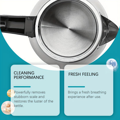 A household cleaning agent designed to remove limescale and enhance the brightness of electric kettles: Descaling Powder for Kettles.