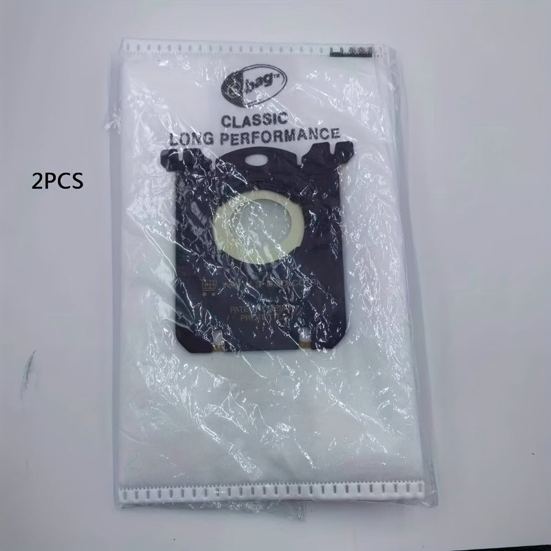 Three pieces of Bag Classic Long Performance Filter Bags for Electrolux Vacuums: FC8202 HR8375.