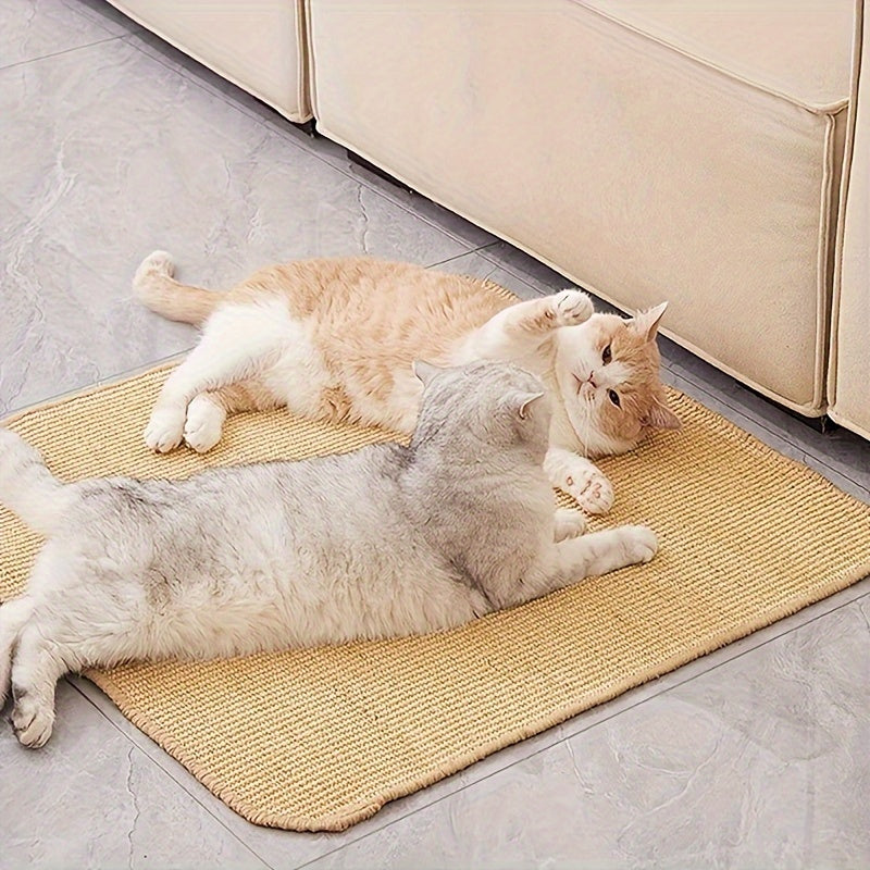 Kapok Mat resists wear, prevents slipping, and protects sofas from cat scratching, also functioning as a wall-mounted cat scratching board.