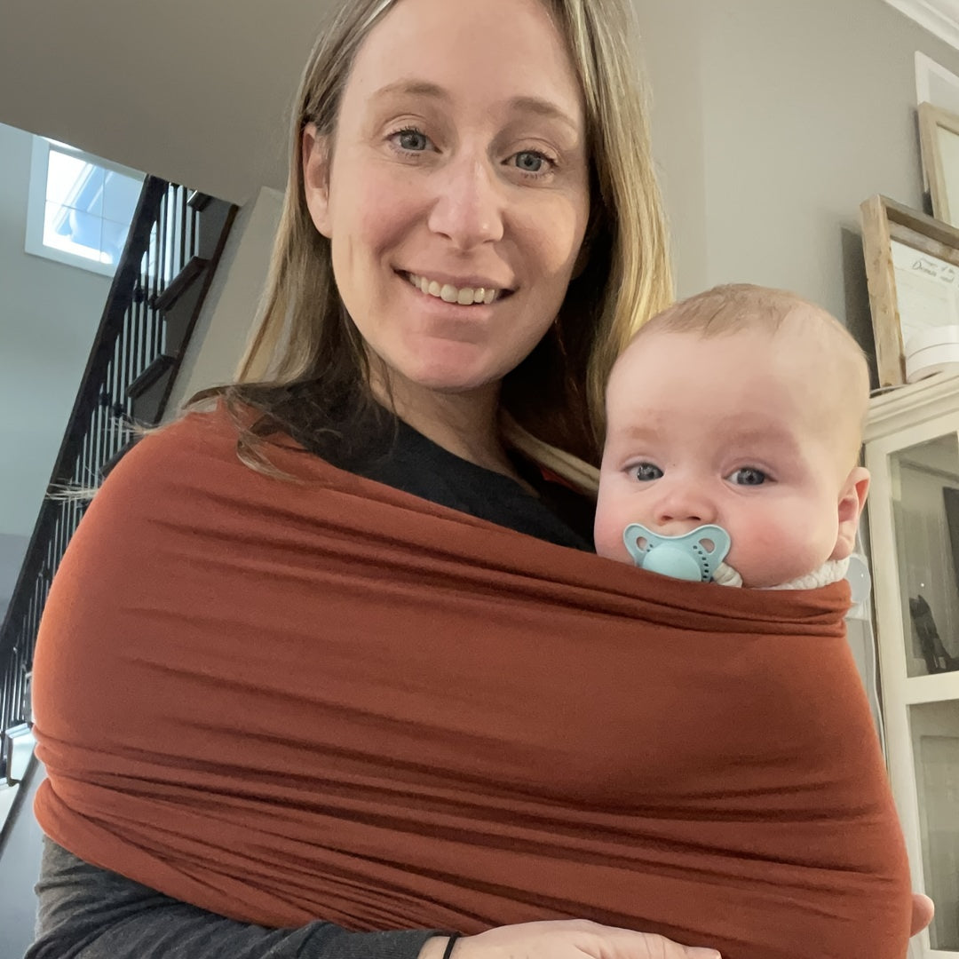 Get cozy with your child using the convenient Hands-free Steel Blue Baby Carrier Sling - the perfect gift for Christmas, Halloween, or Thanksgiving Day.