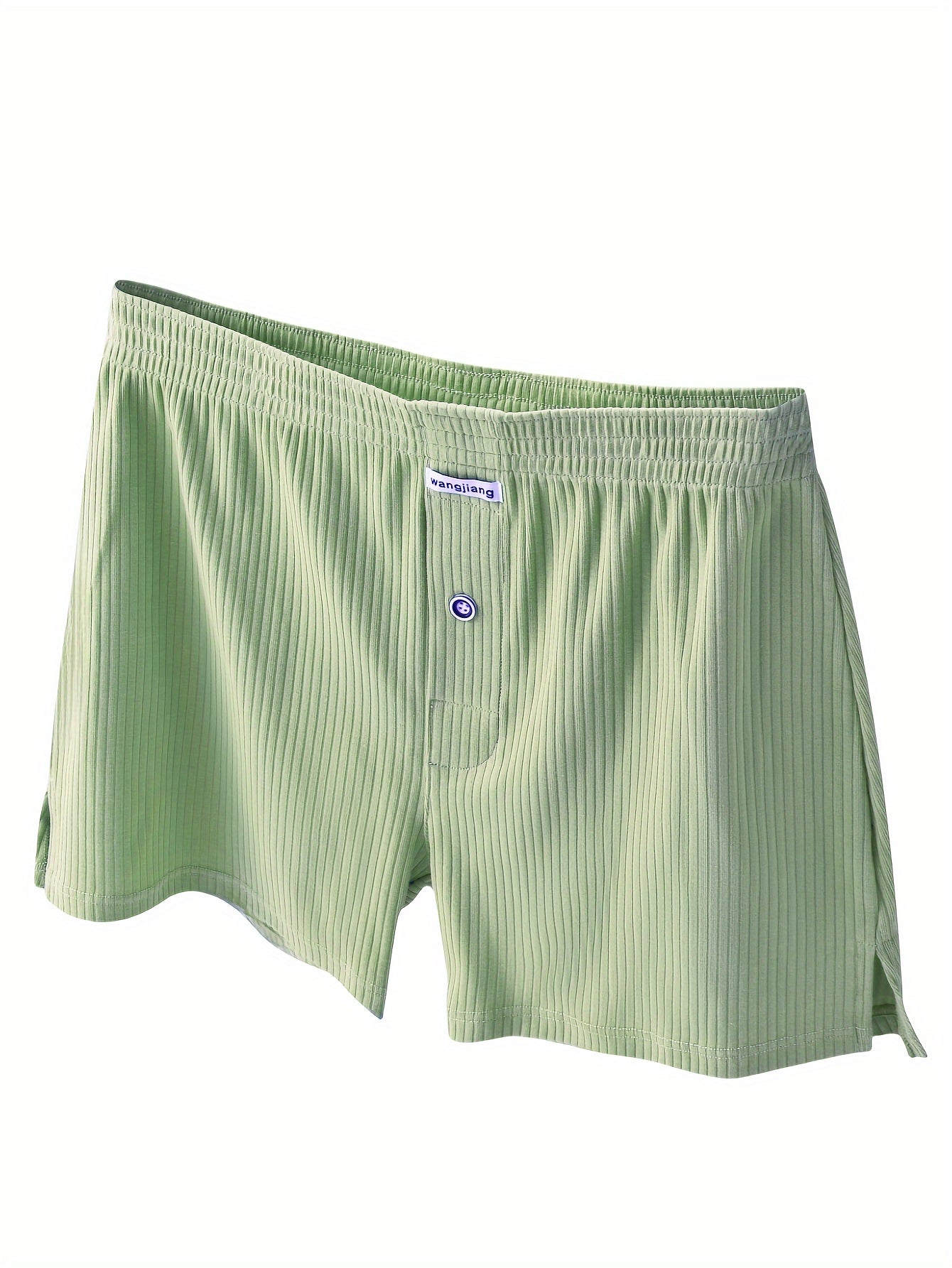 Cotton Button Fly Boxer Shorts for Men - Comfortable and Breathable, Ideal for Home or Sleepwear