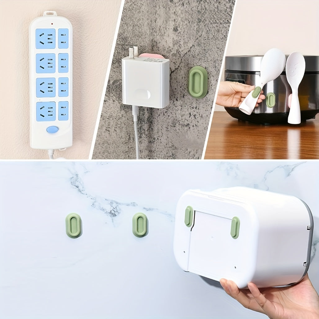 DOMUUH Magnetic Remote Holder is a versatile solution for organizing your remotes. Available in 1, 2, or 4 packs, this wall-mounted holder is made of non-wooden, no-drill silicone that easily attaches to any surface. The classic design is perfect for