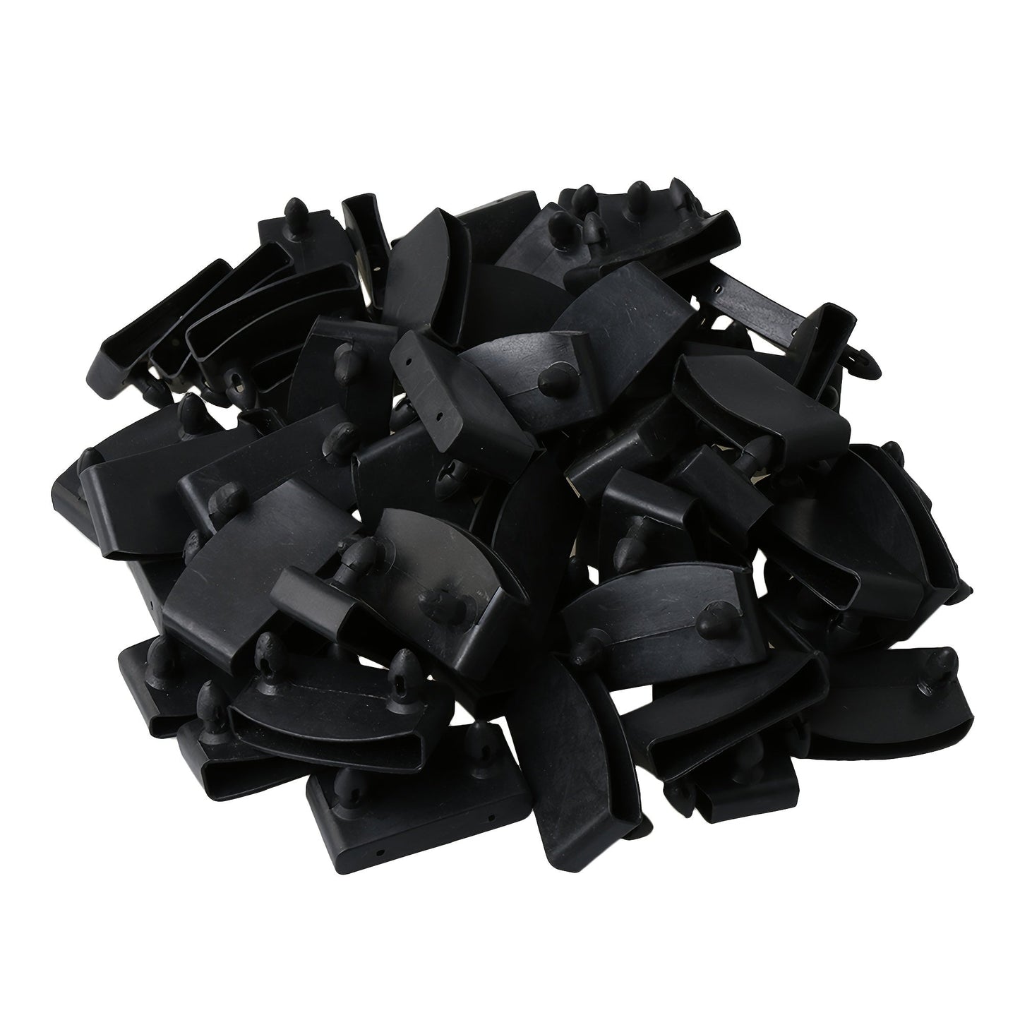 Black Single Head Plastic Bracket Bed Board in 50mm size, 50 pieces