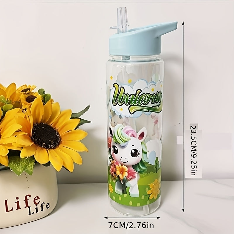 1pc Cute Cartoon Kawaii Capybara Water Bottle, made of PVC Free Plastic, Round Shape, Lightweight, Hand Wash Only, Perfect for Climbing Sports.