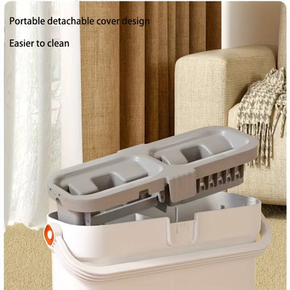 Sweep and Mop All-in-One Set with Bucket: No Need for Electricity, Perfect for Cleaning Floors