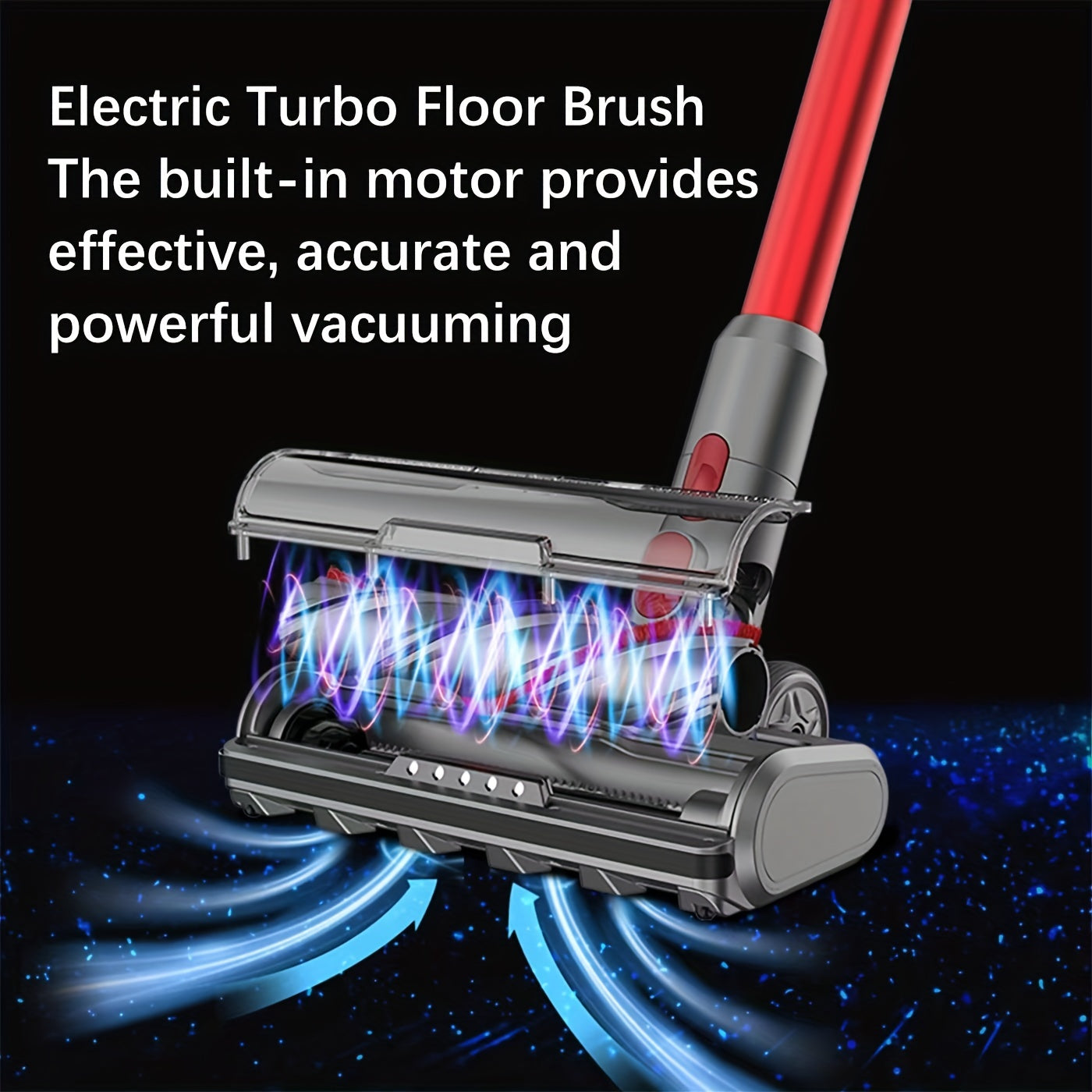 This durable plastic vacuum cleaner head is compatible with Dyson models V7, V8, V10, V11, V15, SV10, and SV12. It is designed as a floor attachment accessory and motor head, not as a standalone vacuum cleaner.