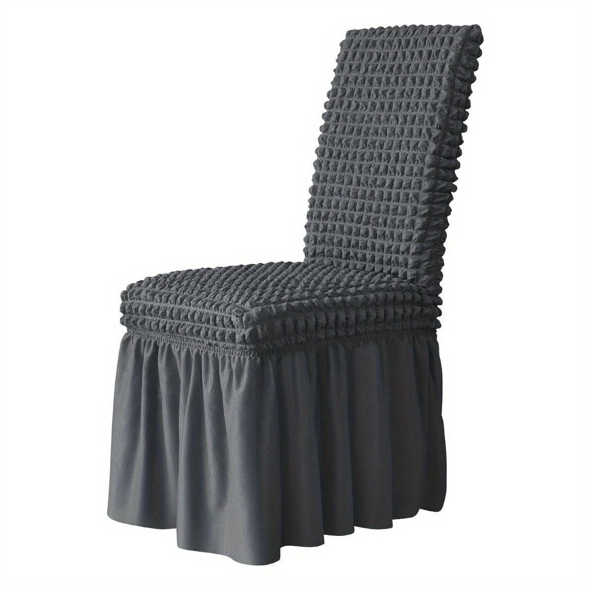 Elegant Bubble Grid Slipcover for Dining Chairs - Ideal for Weddings, Dining Rooms, Offices, Banquets, and Home Decor