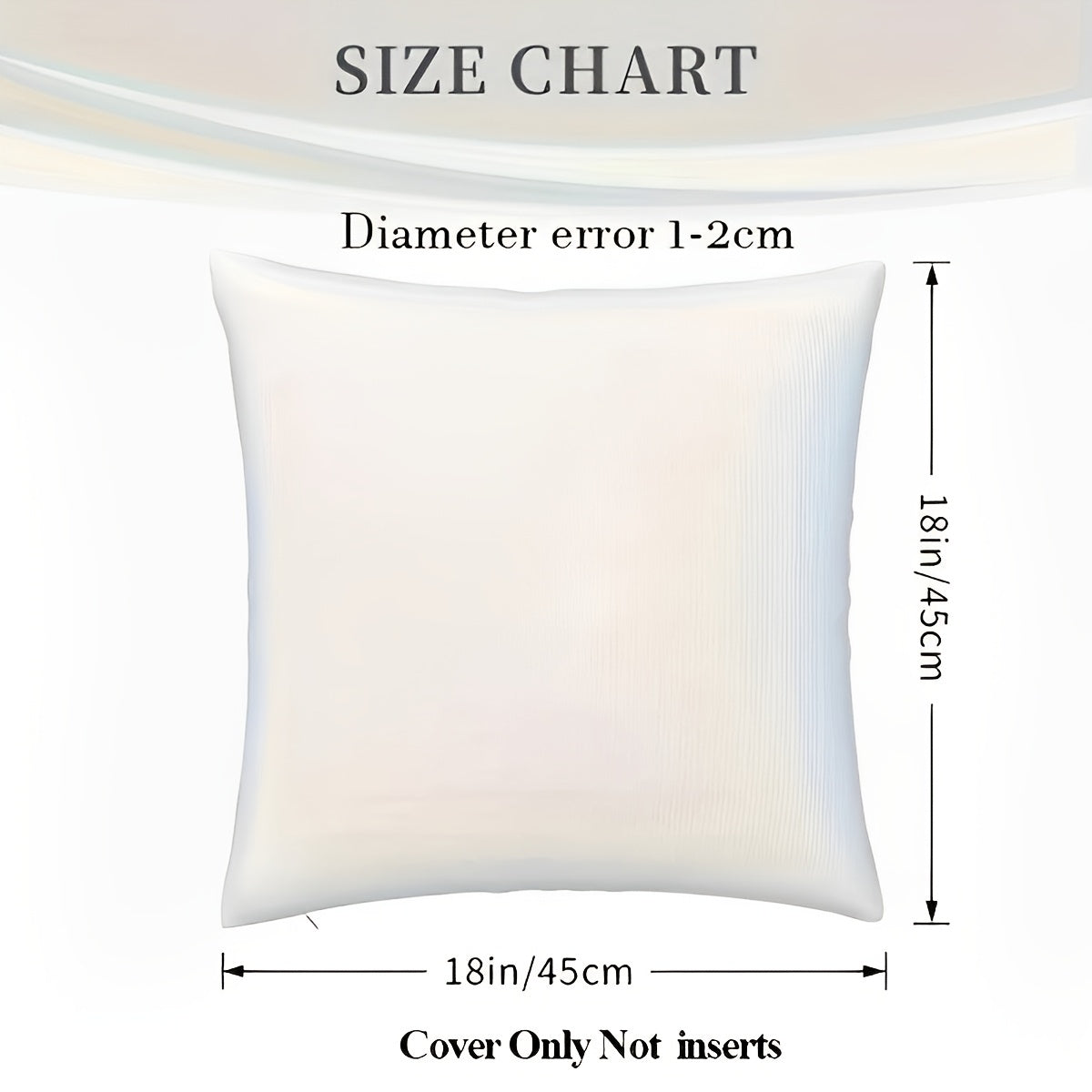 One piece of a personalized photo pillowcase measuring 45.72x45.72 cm. Perfect for Mother's Day, Father's Day, Thanksgiving Day, Teacher's Day, or as a gift for family and friends. Features single-sided printing and does not include a pillow core.