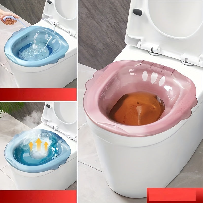 Newly designed household bath tub with extra thickness, ideal for postpartum and pregnant women. Equipped with a toilet seat sink and a separate butt cleaning basin for both men and women. Also includes an elderly care basin for added convenience.