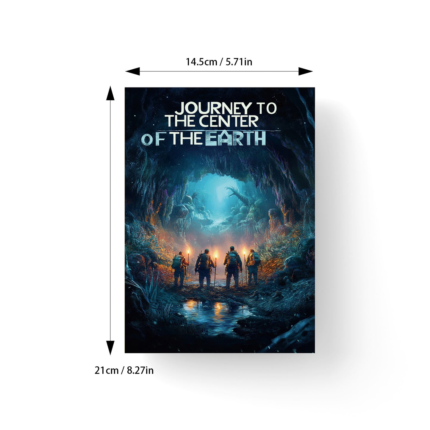 1pc Journey to the Center of the Earth - English Edition by Jules Verne, Published by ZHIDIAN INTERNATIONAL (USA) LLC, 05/01/2024