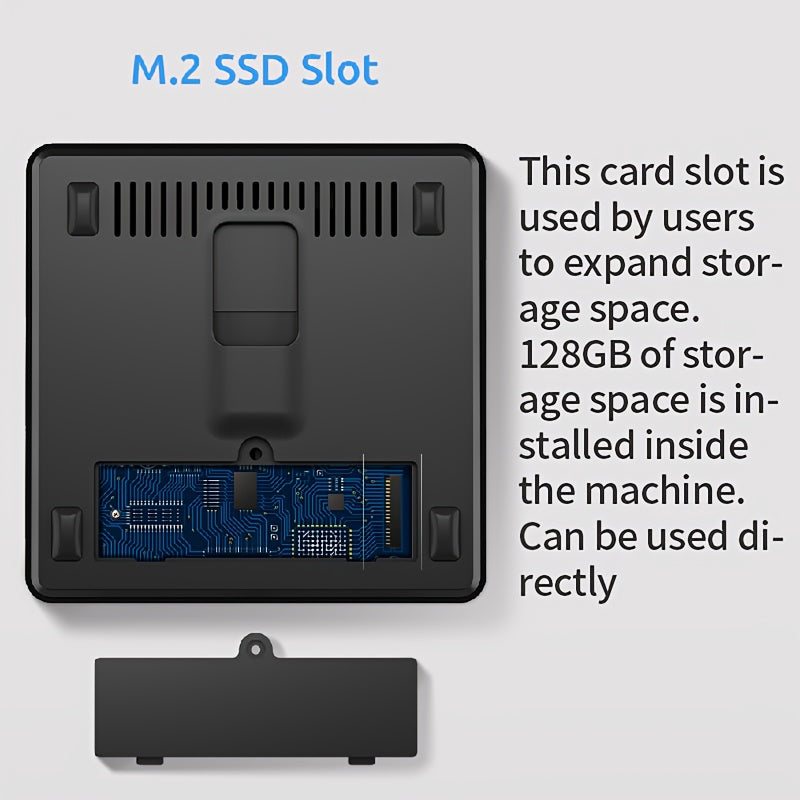 BMAX B1 PRO Mini PC - 8GB RAM, 128GB SSD, Intel N4000 Processor, Windows 11 Pro, Integrated Intel Graphics, Wi-Fi Connectivity, European Plug.