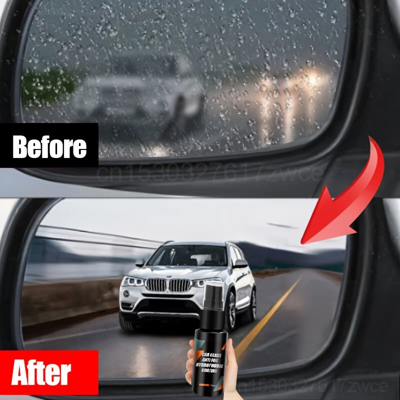 Polishing Abrasive Water Repellent Spray for Car Glass with Hydrophobic Anti-Rain Coating