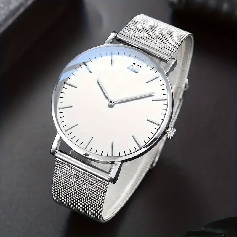 Men's Classic Leather Quartz Watch