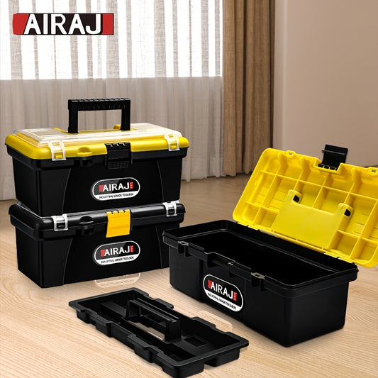 AIRAJ 1pc Multifunctional Mini Tool Box with Handle, Organizer Storage Box, Lightweight & Durable for Craft and Household Use