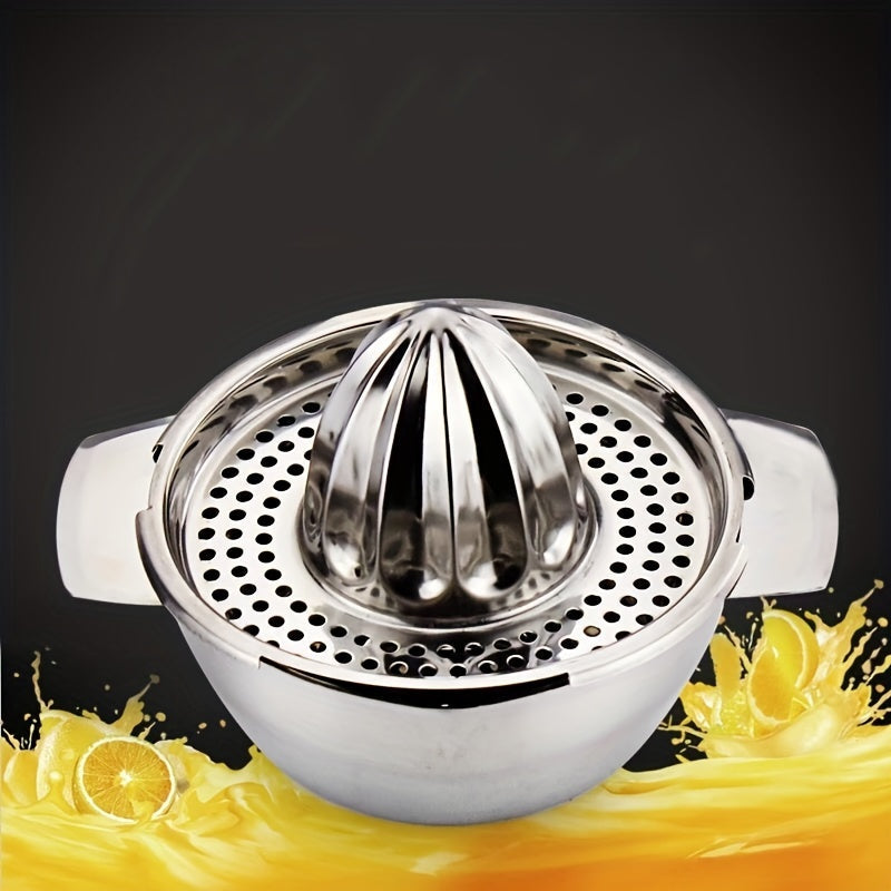 1300ml Stainless Steel Manual Citrus Juicer: Premium Kitchen Gadget for Squeezing Fresh Juice from Lemons, Oranges, and Other Citrus Fruits