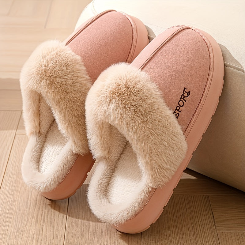 Women's Indoor Slippers with Soft Fabric Upper and EVA Sole, Comfortable for Home