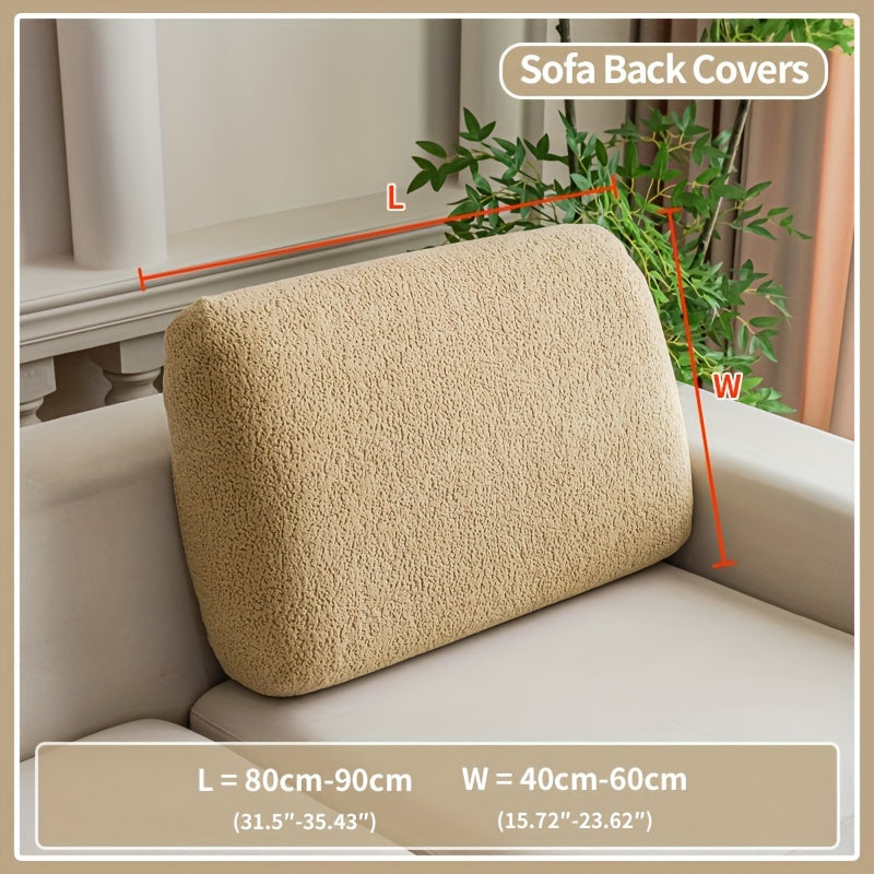 Waterproof stretch sofa cover for all seat sofas, with a modern non-slip design, pet-friendly, and fits L-shaped sofas.