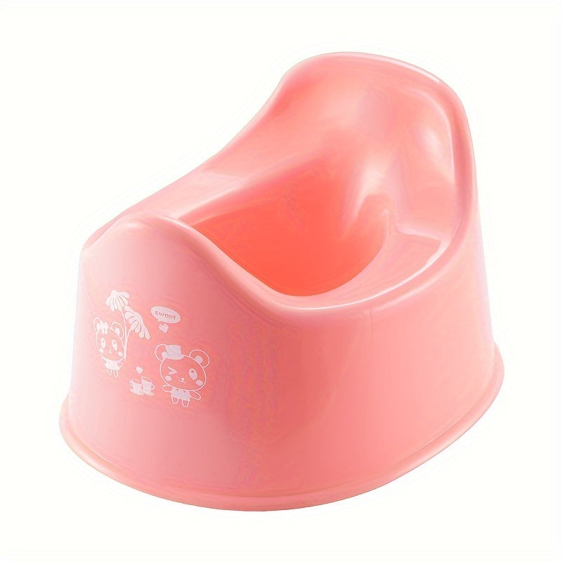 Sturdy Plastic Toilet Seat for Kids' Potty Training - Suitable for Boys and Girls, Perfect for Young Children