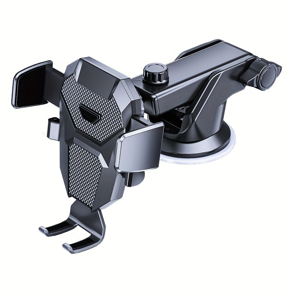 360 degree adjustable car phone holder mount for various phone models with horizontal and vertical screen options.